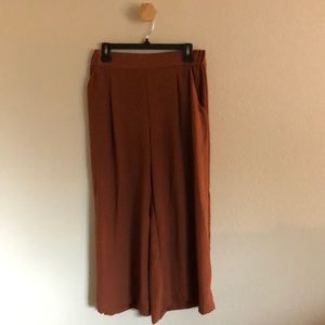 H & M Burnt Orange Culottes